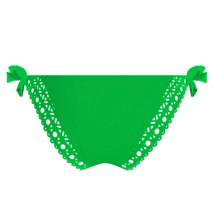 Lise Charmel Ajourage Couture Side Tie Bikini in Anis Ajourage ABA0115-Swimwear-Lise Charmel-Anis Ajourage-Small-Anna Bella Fine Lingerie, Reveal Your Most Gorgeous Self!