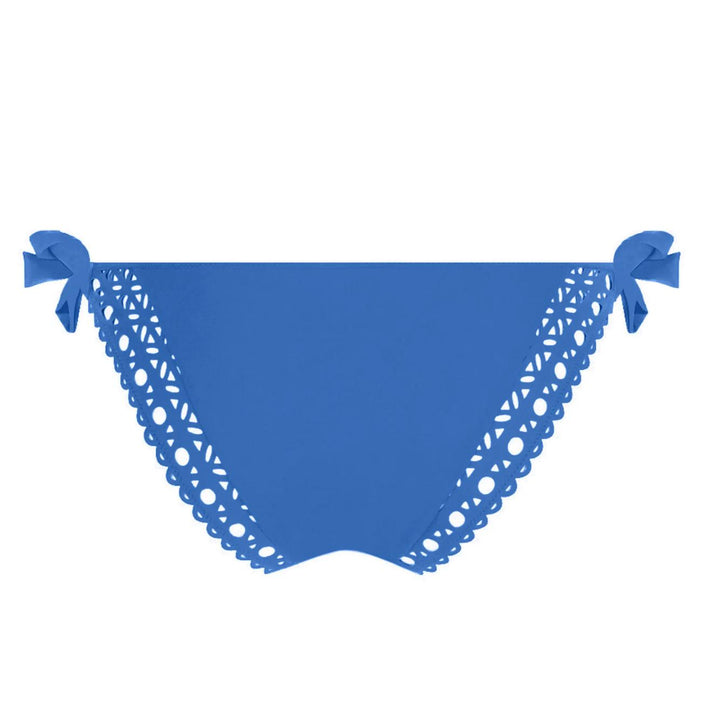 Lise Charmel Ajourage Couture Side Tie Bikini in Nuage Ajourage ABA0115-Swimwear-Lise Charmel-Nuage Ajourage-XSmall-Anna Bella Fine Lingerie, Reveal Your Most Gorgeous Self!