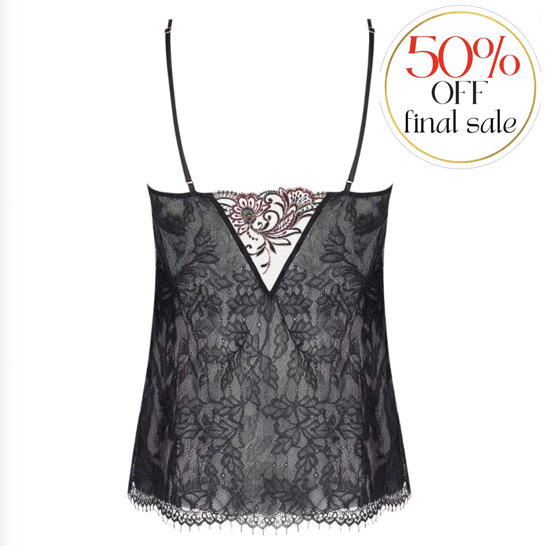 Lise Charmel Charme Secret Camisole ALJ4233-Anna Bella Fine Lingerie-Charme Noir-Small-