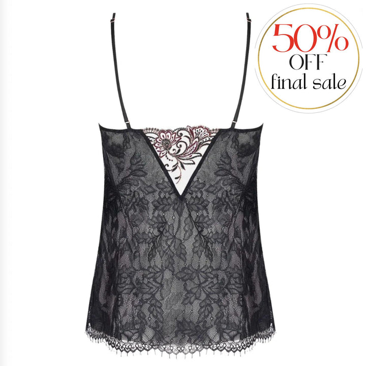 Lise Charmel Charme Secret Camisole ALJ4233-Anna Bella Fine Lingerie-Charme Noir-Small-