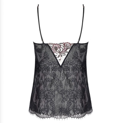 Lise Charmel Charme Secret Camisole ALJ4233-Anna Bella Fine Lingerie-Charme Noir-Small-