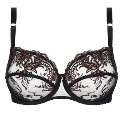 Lise Charmel Charme Secret Demi Full Cup Bra BCJ3033-Anna Bella Fine Lingerie-Charme Noir-32-F