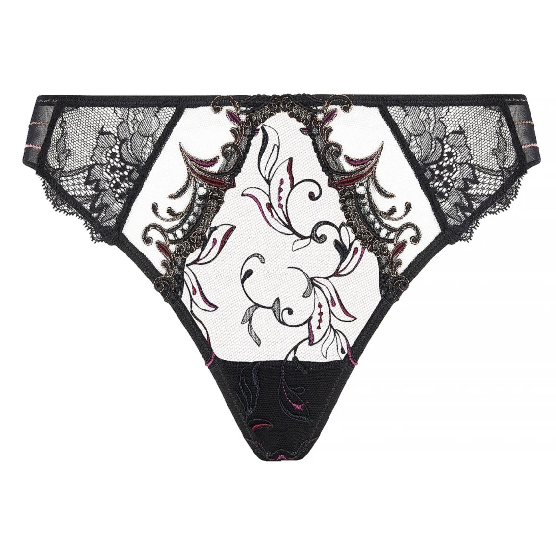 Lise Charmel Charme Secret Italian Brief ACJ0733-Anna Bella Fine Lingerie-Charme Noir-XSmall-