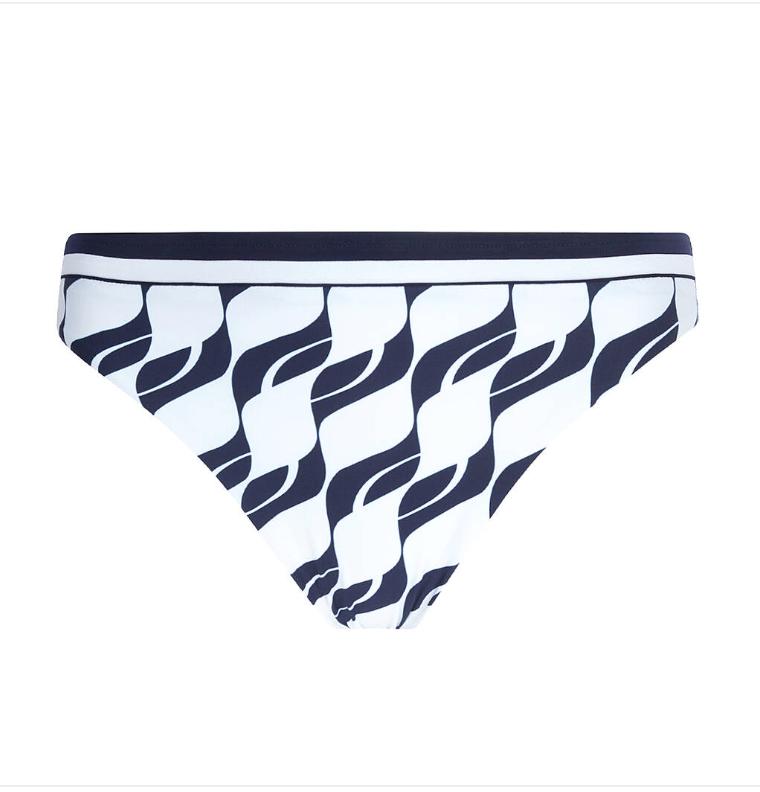 Lise Charmel Danse Des Vagues Wide Side Bikini Bottom ABB0396-Swimwear-Lise Charmel-Danse Blue-Small-Anna Bella Fine Lingerie, Reveal Your Most Gorgeous Self!