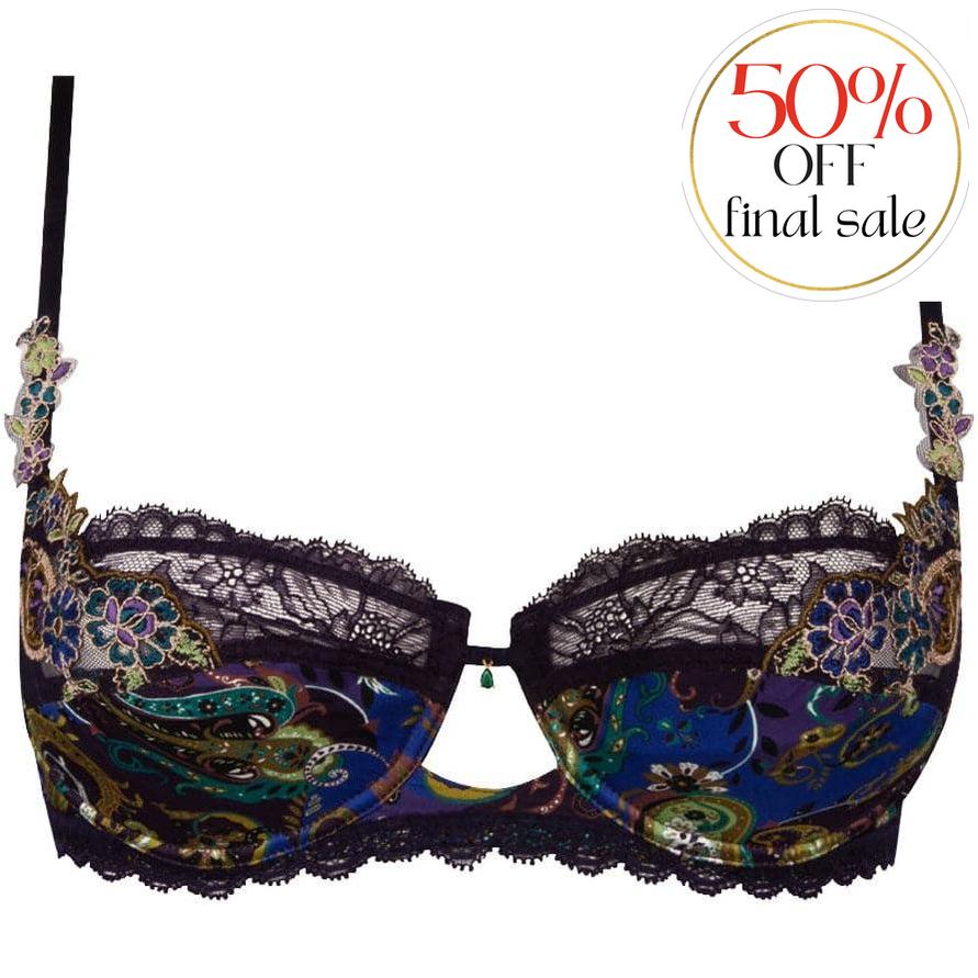 Lise Charmel Dentelle Cashmer Demi Cup Bra ACH3051-Bras-Lise Charmel-Emaux Cashmer-32-B-Anna Bella Fine Lingerie, Reveal Your Most Gorgeous Self!