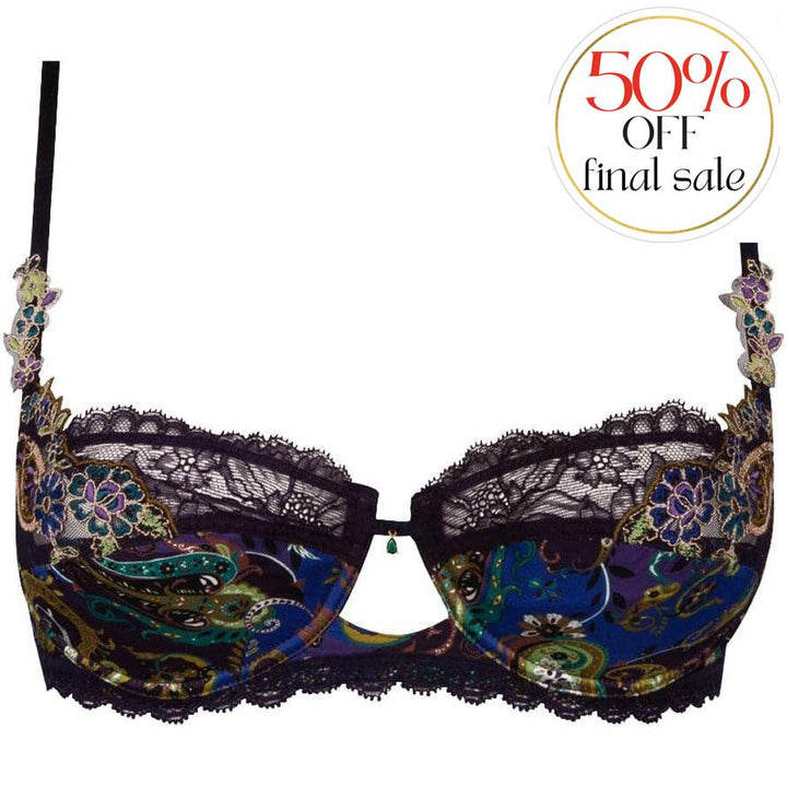 Lise Charmel Dentelle Cashmer Demi Cup Bra ACH3051-Bras-Lise Charmel-Emaux Cashmer-32-B-Anna Bella Fine Lingerie, Reveal Your Most Gorgeous Self!