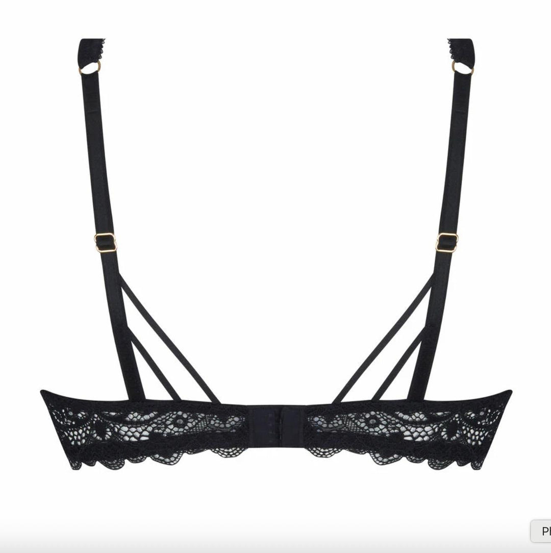 Lise Charmel Diva Glamour Glam Triangle Bra ACJ7475-Bras-Lise Charmel-Noir-34-D-Anna Bella Fine Lingerie, Reveal Your Most Gorgeous Self!