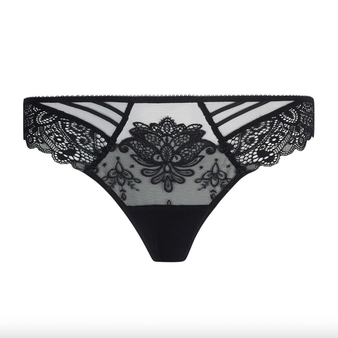 Lise Charmel Diva Glamour Thong ACJ0075-Anna Bella Fine Lingerie-Noir-XSmall-