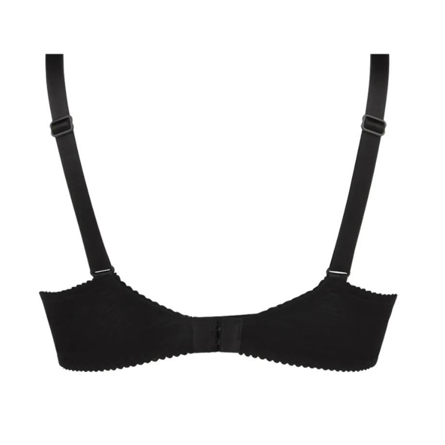 Lise Charmel Dressing Floral 3/4 Balconette Bra BCC2888-Bras-Lise Charmel-Black-32-F-Anna Bella Fine Lingerie, Reveal Your Most Gorgeous Self!