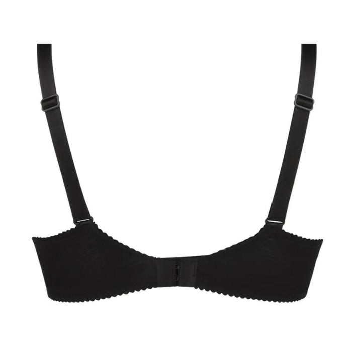 Lise Charmel Dressing Floral 3/4 Balconette Bra BCC2888-Bras-Lise Charmel-Black-32-F-Anna Bella Fine Lingerie, Reveal Your Most Gorgeous Self!
