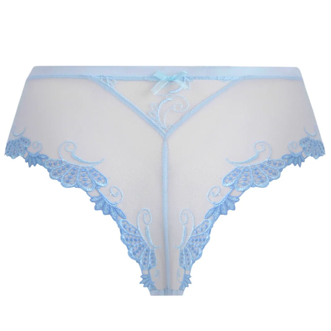 Lise Charmel Dressing Floral Boyshort in Ciel ACC0488-Anna Bella Fine Lingerie-Dressing Ciel-Small-