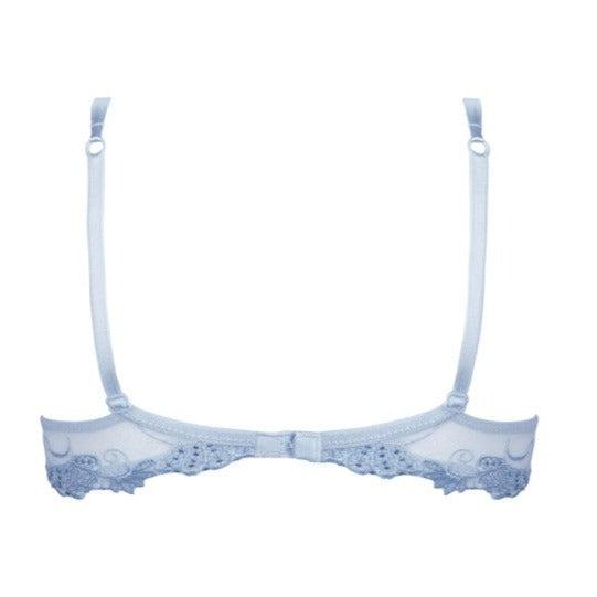 Lise Charmel Dressing Floral Contour Bra in Ciel ACC8588-Bras-Lise Charmel-Dressing Ciel-32-B-Anna Bella Fine Lingerie, Reveal Your Most Gorgeous Self!