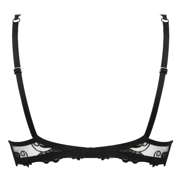Lise Charmel Dressing Floral Contour Bra in Noir ACC8588-Bras-Lise Charmel-Noir-32-B-Anna Bella Fine Lingerie, Reveal Your Most Gorgeous Self!