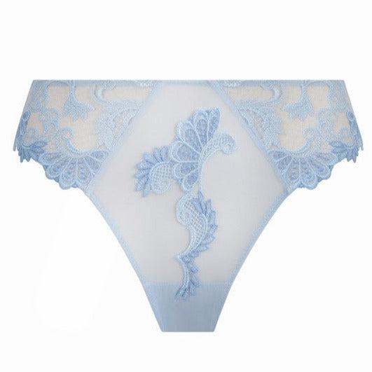 Lise Charmel Dressing Floral Italian Brief in Ciel ACC0788-Panties-Lise Charmel-Dressing Ciel-XSmall-Anna Bella Fine Lingerie, Reveal Your Most Gorgeous Self!