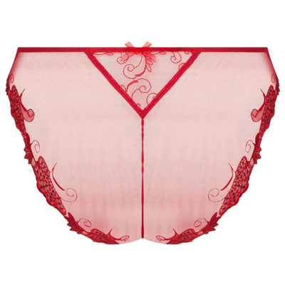 Lise Charmel Dressing Floral Italian Brief in Red ACC0788-Anna Bella Fine Lingerie-Red-Small-