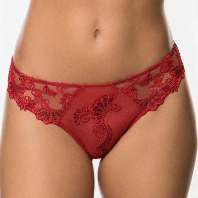 Lise Charmel Dressing Floral Italian Brief in Red ACC0788-Anna Bella Fine Lingerie-Red-Small-