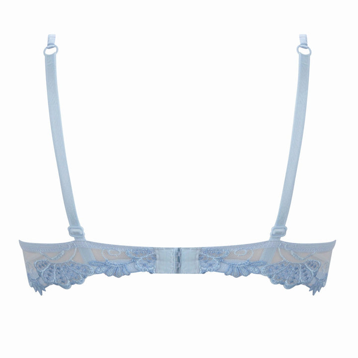 Lise Charmel Dressing Floral Lace Bra in Ciel ACC3088-Bras-Lise Charmel-Dressing Ciel-32-B-Anna Bella Fine Lingerie, Reveal Your Most Gorgeous Self!