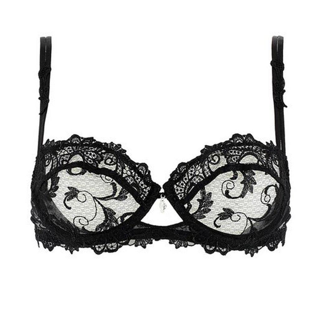 Lise Charmel Dressing Floral Lace Bra in Noir ACC3088-Bras-Lise Charmel-Noir-32-B-Anna Bella Fine Lingerie, Reveal Your Most Gorgeous Self!