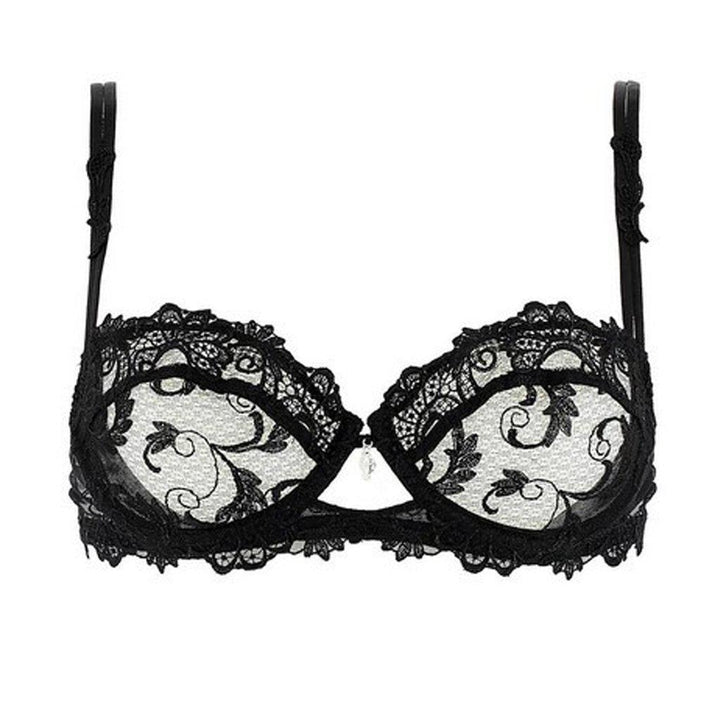 Lise Charmel Dressing Floral Lace Bra in Noir ACC3088-Bras-Lise Charmel-Noir-32-B-Anna Bella Fine Lingerie, Reveal Your Most Gorgeous Self!