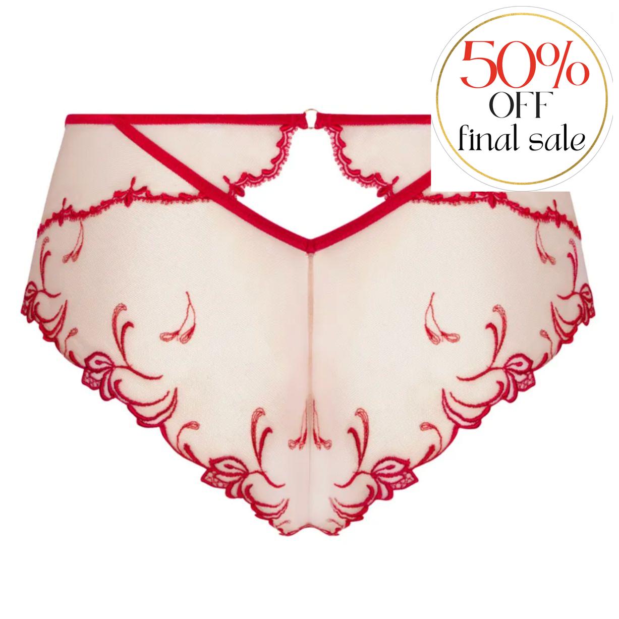 Lise Charmel Eblouissant Eros Boyshort in Nude Solaire ACH0495-Panties-Lise Charmel-Nude Solaire-XSmall-Anna Bella Fine Lingerie, Reveal Your Most Gorgeous Self!