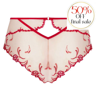 Lise Charmel Eblouissant Eros Boyshort in Nude Solaire ACH0495-Panties-Lise Charmel-Nude Solaire-XSmall-Anna Bella Fine Lingerie, Reveal Your Most Gorgeous Self!