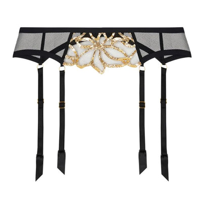 Lise Charmel Eclats D'Or Garter Belt ACJ4729-Anna Bella Fine Lingerie-Gold Flashes-Small-