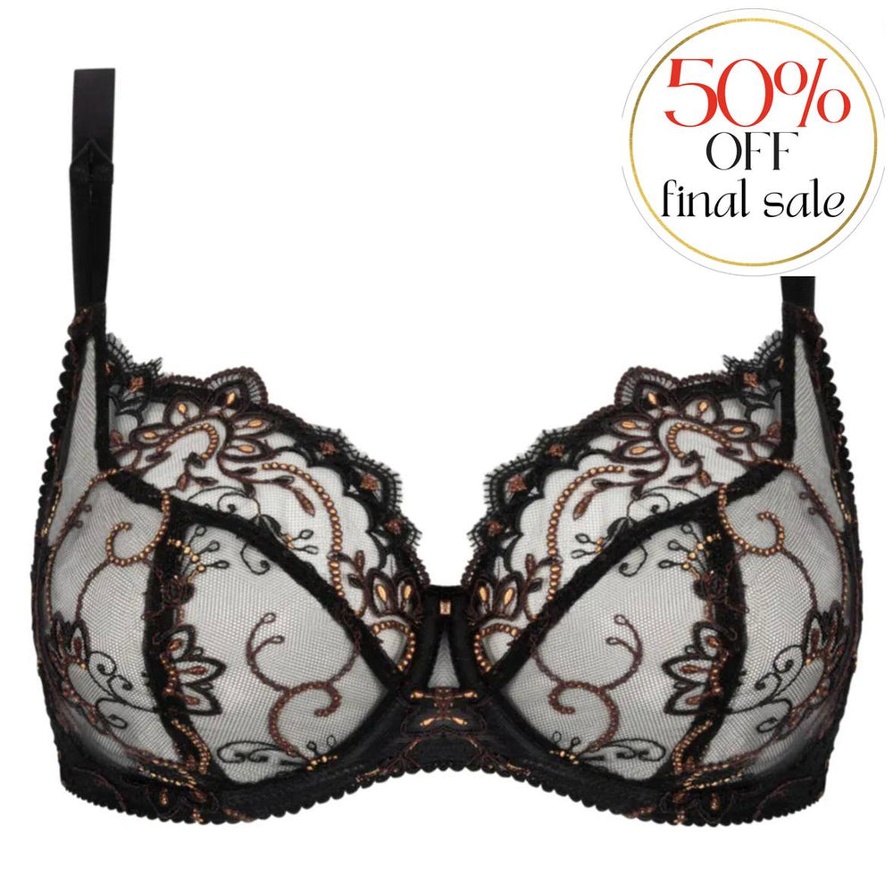 Lise Charmel Fauve Amour 3/4 Cup Bra ACH2879-Bras-Lise Charmel-Black-32-F-Anna Bella Fine Lingerie, Reveal Your Most Gorgeous Self!