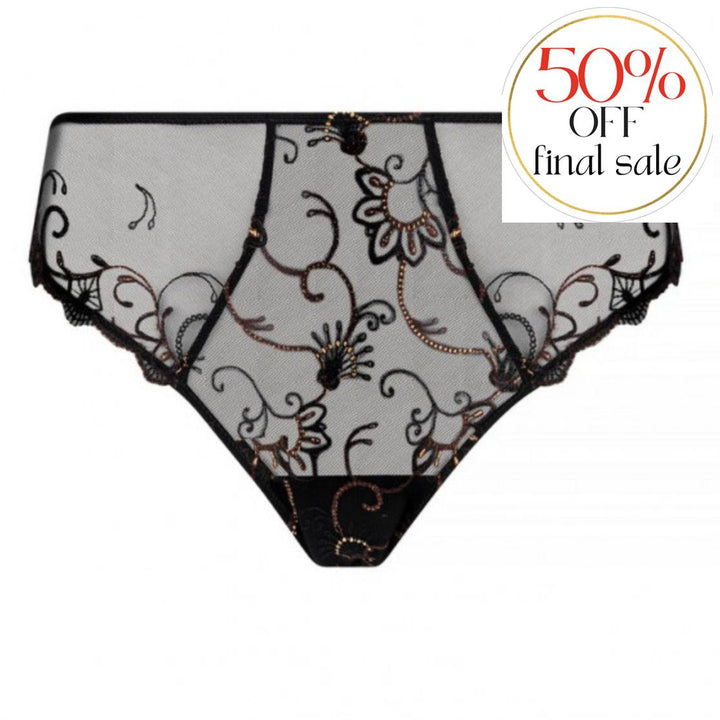 Lise Charmel Fauve Amour Italian Brief ACH0279-Panties-Lise Charmel-Black-Small-Anna Bella Fine Lingerie, Reveal Your Most Gorgeous Self!