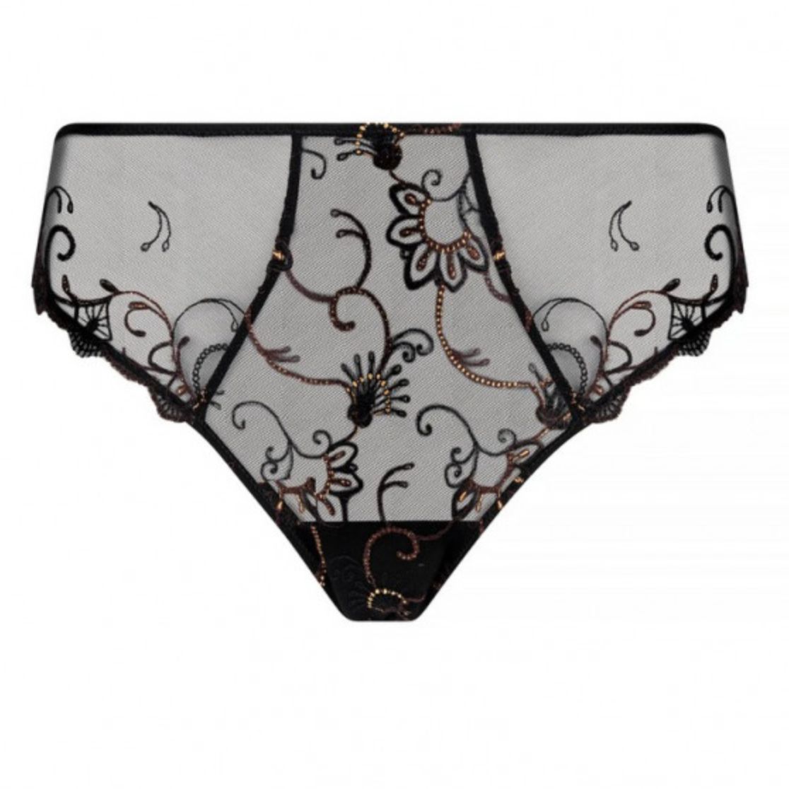 Lise Charmel Fauve Amour Italian Brief ACH0279-Anna Bella Fine Lingerie-Black-Small-