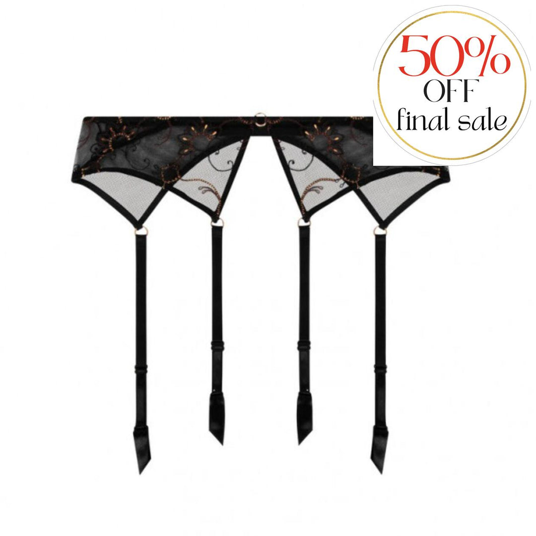 Lise Charmel Fauve Amour Suspender Belt ACH4779-Garter Belt-Lise Charmel-Black-Small-Anna Bella Fine Lingerie, Reveal Your Most Gorgeous Self!