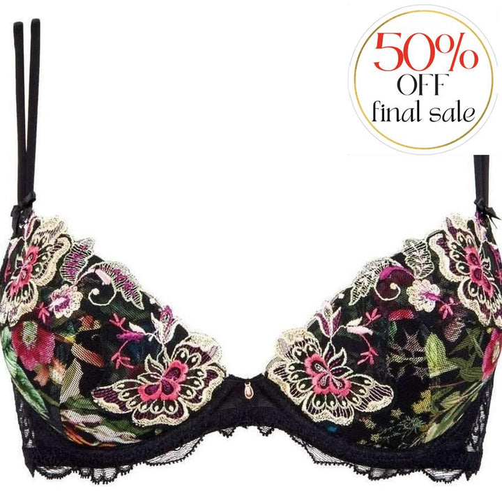 Lise Charmel Fleurs de Jungle Contour Bra ACG8506-Bras-Lise Charmel-Jungle Floral-34-C-Anna Bella Fine Lingerie, Reveal Your Most Gorgeous Self!