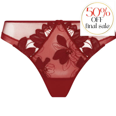 Lise Charmel Glamour Couture Italian Brief ACH0707 in Rouge Cuir-Anna Bella Fine Lingerie-Rouge Cuir-XSmall-