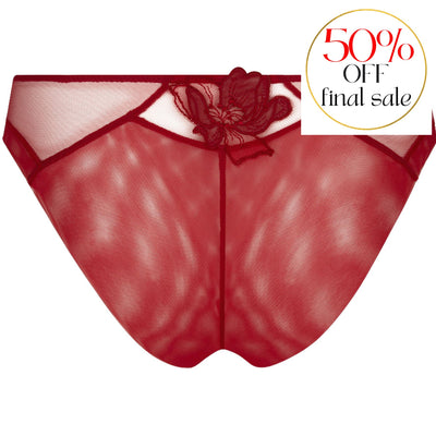 Lise Charmel Glamour Couture Italian Brief ACH0707 in Rouge Cuir-Panties-Lise Charmel-Rouge Cuir-XSmall-Anna Bella Fine Lingerie, Reveal Your Most Gorgeous Self!