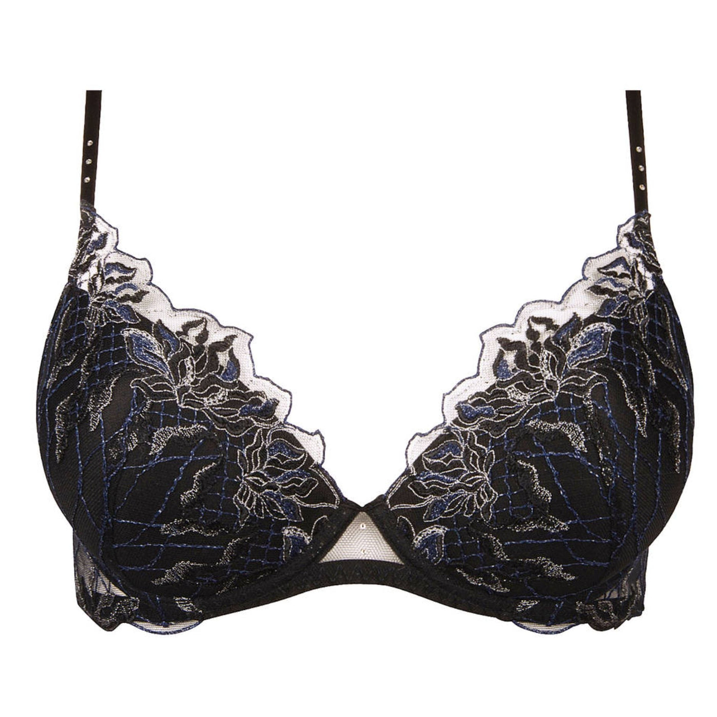 Lise Charmel Les Nuits Chics Contour Bra in Black ACH8535-Anna Bella Fine Lingerie-Black-32-B