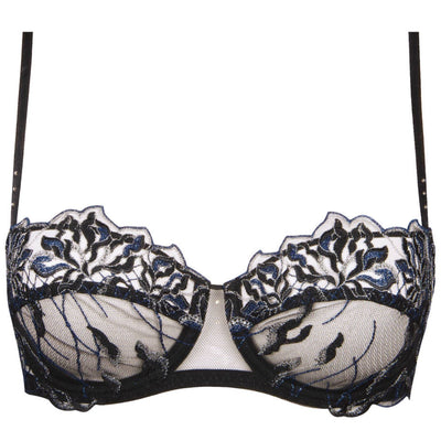 Lise Charmel Les Nuits Chics Demi Bra in Black ACH3035-Anna Bella Fine Lingerie-Black-34-B