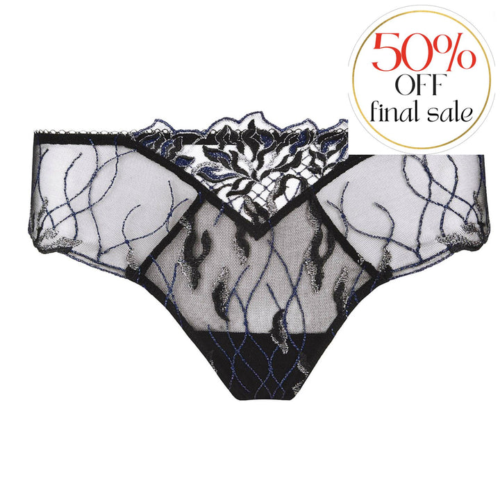 Lise Charmel Les Nuits Chics Thong in Black ACH0035-Panties-Lise Charmel-Black-XSmall-Anna Bella Fine Lingerie, Reveal Your Most Gorgeous Self!