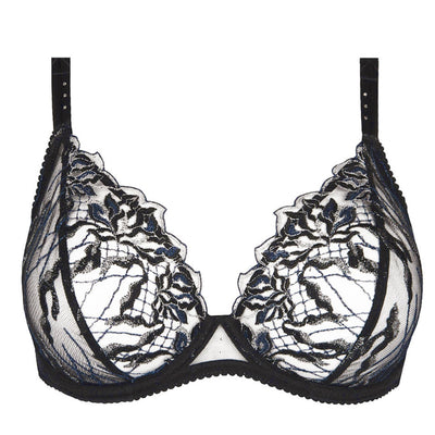 Lise Charmel Les Nuits Chics Triangle Bra in Black BCH6735-Anna Bella Fine Lingerie-Black-32-D