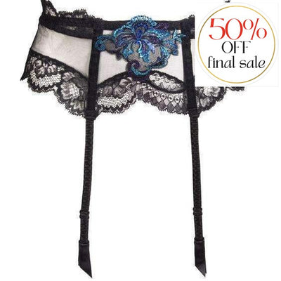 Lise Charmel Nuit Elegance Suspender ACG4708-Anna Bella Fine Lingerie-Nuit Saphir-Small-