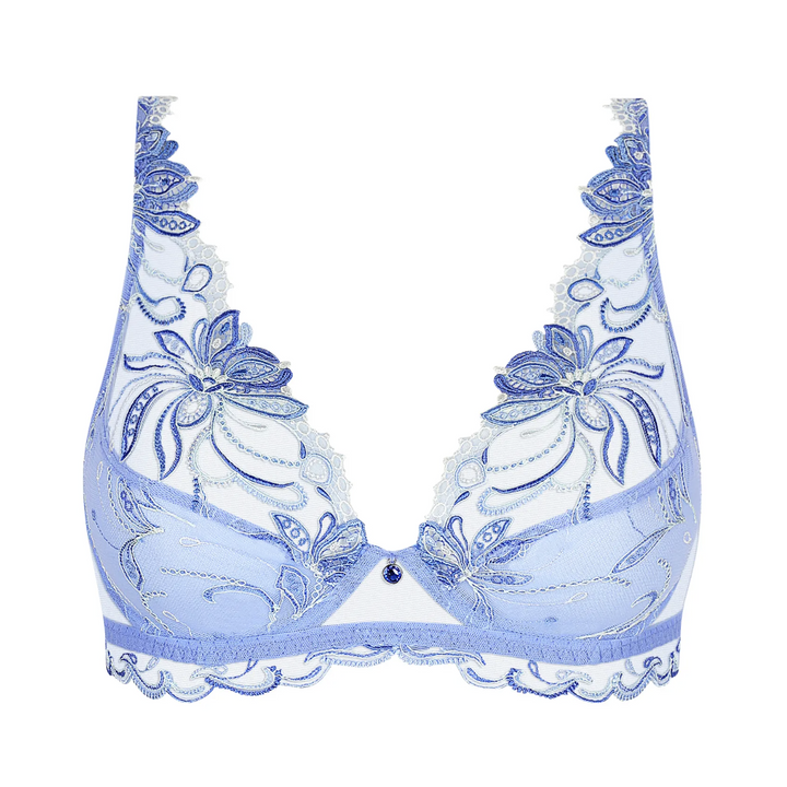 Lise Charmel Nymphe Bleue Glam Triangle Bra ACJ7494-Bras-Lise Charmel-Nymphe Lagon-32-C-Anna Bella Fine Lingerie, Reveal Your Most Gorgeous Self!