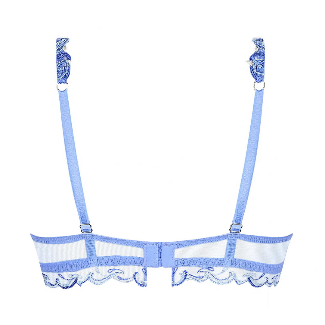 Lise Charmel Nymphe Bleue Glam Triangle Bra ACJ7494-Bras-Lise Charmel-Nymphe Lagon-32-C-Anna Bella Fine Lingerie, Reveal Your Most Gorgeous Self!