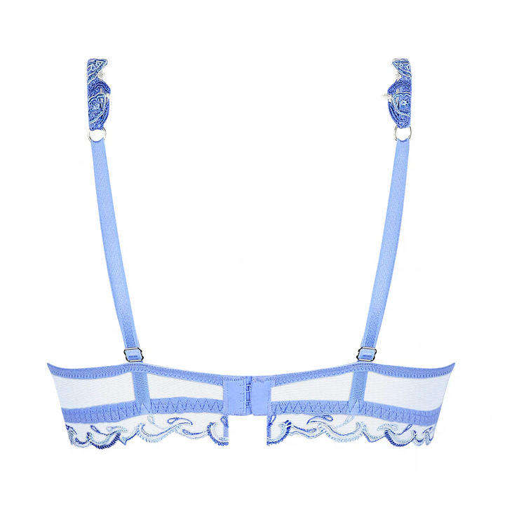 Lise Charmel Nymphe Bleue Glam Triangle Bra ACJ7494-Bras-Lise Charmel-Nymphe Lagon-32-C-Anna Bella Fine Lingerie, Reveal Your Most Gorgeous Self!