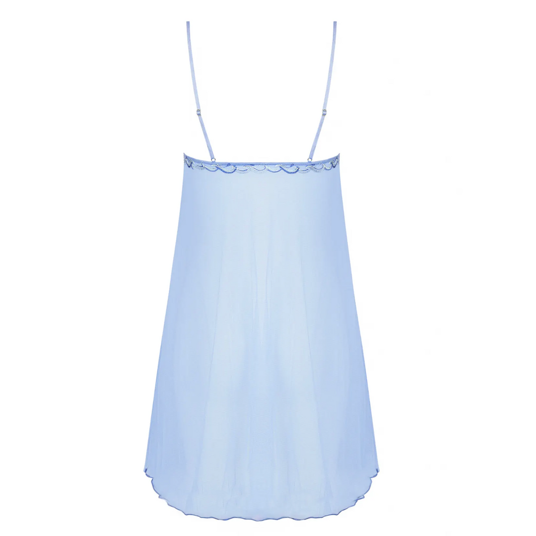 Lise Charmel Nymphe Bleue Sexy Nightie ALJ1294-Loungewear-Lise Charmel-Nymphe Lagon-Small-Anna Bella Fine Lingerie, Reveal Your Most Gorgeous Self!