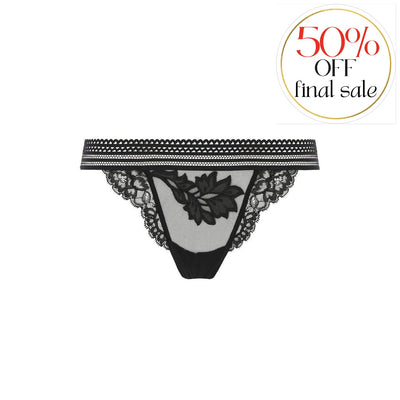 Lise Charmel Sexy Rebelle Thong ACG0037-Anna Bella Fine Lingerie-Black-XSmall-