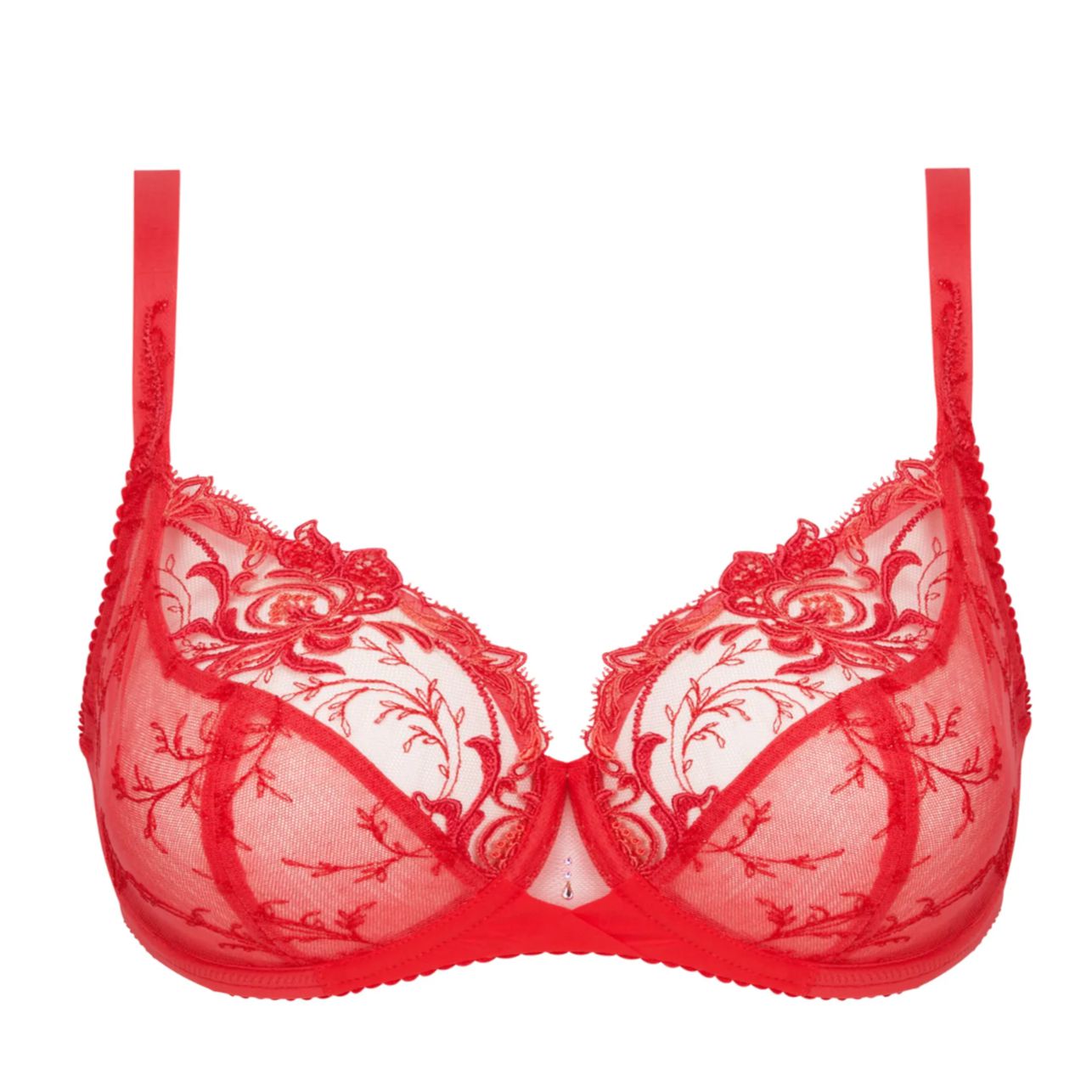 Lise Charmel Source Beaute 3/4 Cup Bra in Hibiscus BCH2872-Anna Bella Fine Lingerie-Hibiscus-36-E