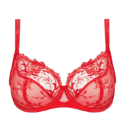 Lise Charmel Source Beaute 3/4 Cup Bra in Hibiscus BCH2872-Bras-Lise Charmel-Hibiscus-36-E-Anna Bella Fine Lingerie, Reveal Your Most Gorgeous Self!