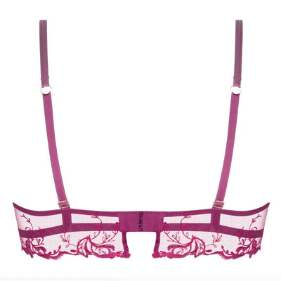 Lise Charmel Source Beaute Demi Cup Bra In Amarante ACH3072-Anna Bella Fine Lingerie-Amarante-32-B