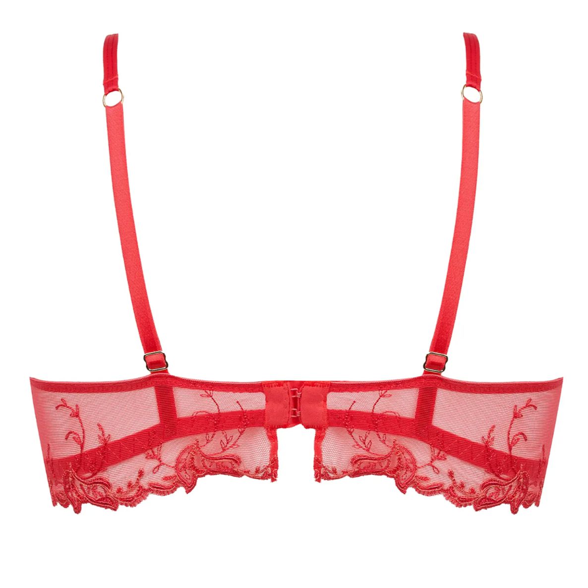 Lise Charmel Source Beaute Demi Cup Bra In Hibiscus ACH3072-Anna Bella Fine Lingerie-Hibiscus-32-B