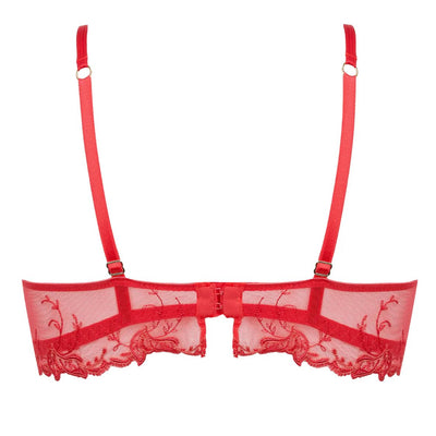 Lise Charmel Source Beaute Demi Cup Bra In Hibiscus ACH3072-Anna Bella Fine Lingerie-Hibiscus-32-B