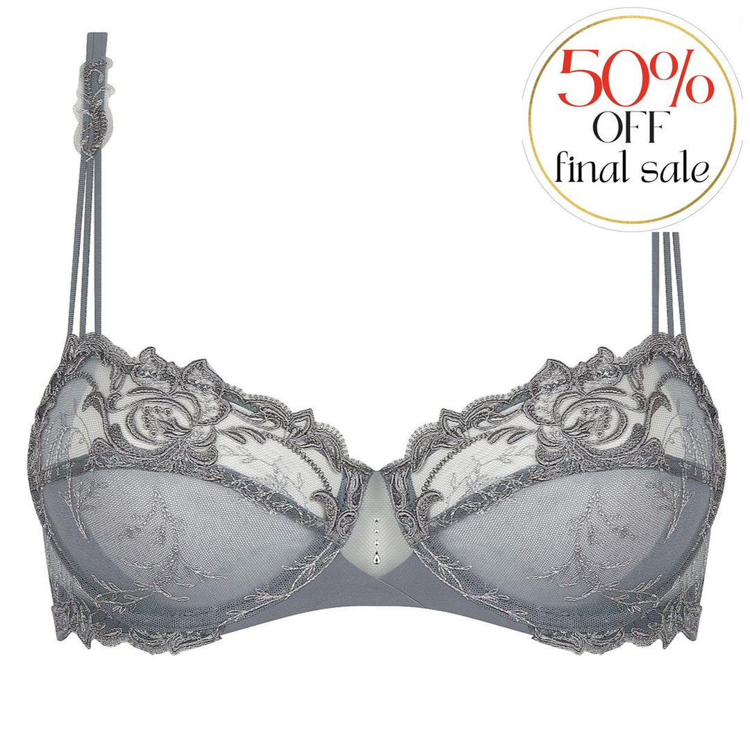 Lise Charmel Source Beaute Demi Cup Bra in Source Perele ACH3072-Bras-Lise Charmel-Source Perle-32-B-Anna Bella Fine Lingerie, Reveal Your Most Gorgeous Self!