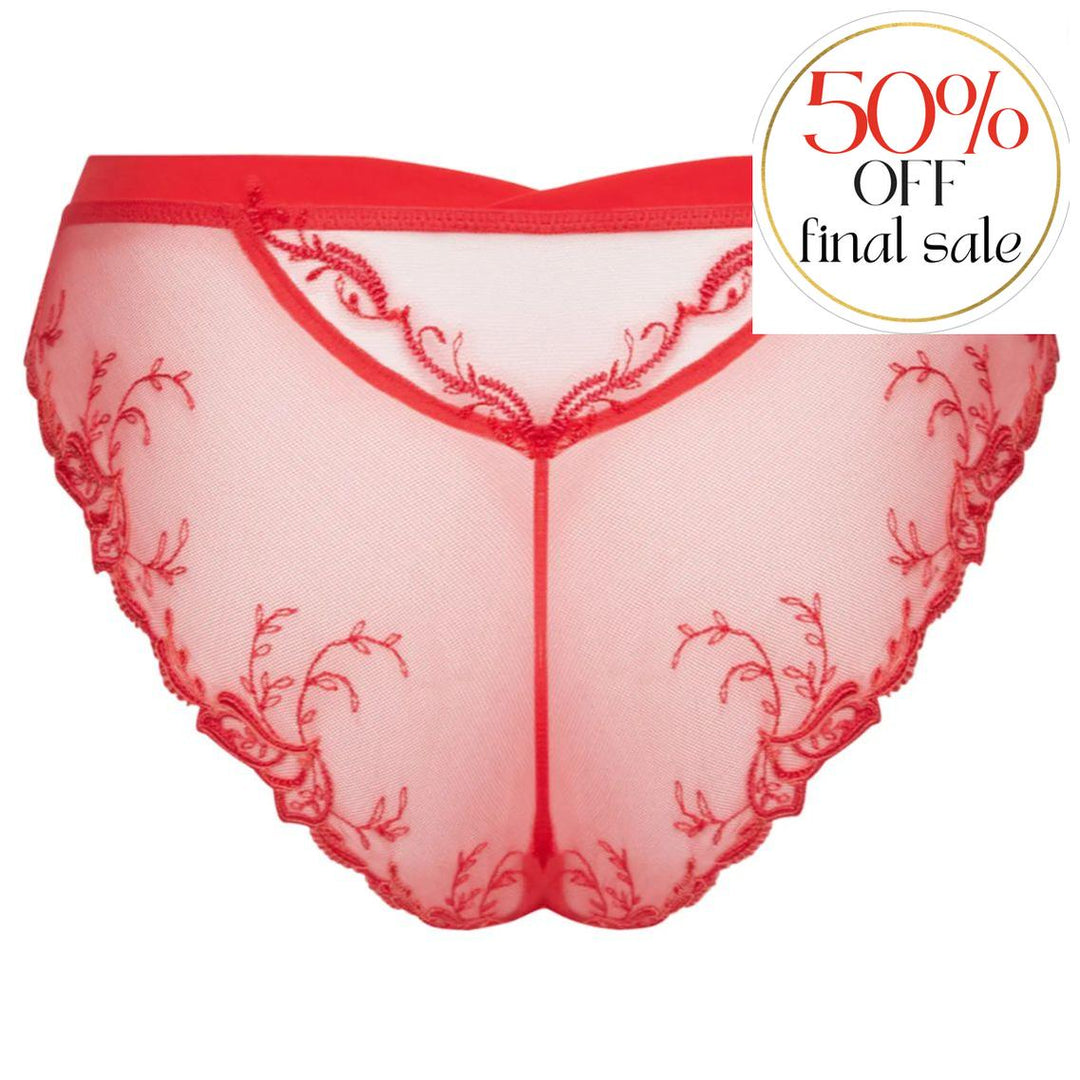 Lise Charmel Source Beaute Italian Brief ACH0772-Panties-Lise Charmel-Hibiscus-XSmall-Anna Bella Fine Lingerie, Reveal Your Most Gorgeous Self!